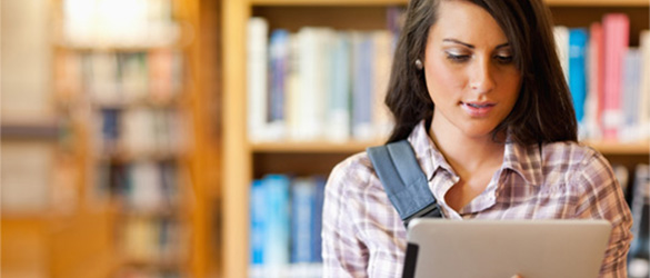 Young Woman Shopping for Car Insurance